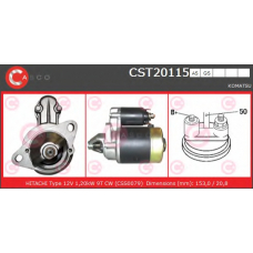 CST20115GS CASCO Стартер