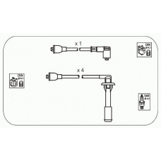 CPS19 JANMOR Комплект проводов зажигания