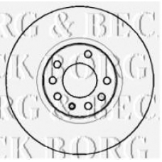 BBD4395 BORG & BECK Тормозной диск