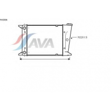 VW2006 AVA Радиатор, охлаждение двигателя