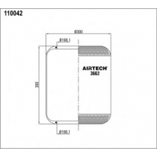 3662 Airtech Кожух пневматической рессоры