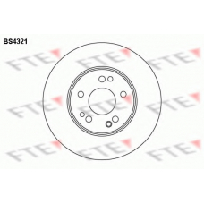 BS4321 FTE Тормозной диск