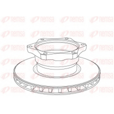 NCA1052.20 KAWE Тормозной диск