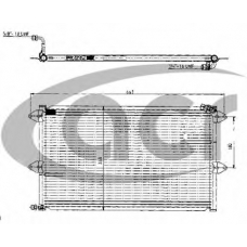 300023 ACR Конденсатор, кондиционер