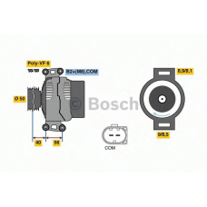 0 121 715 014 BOSCH Генератор