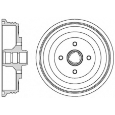 VBD28 MOTAQUIP Тормозной барабан