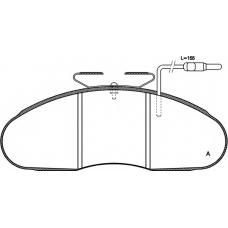 BPA0048.12 OPEN PARTS Комплект тормозных колодок, дисковый тормоз