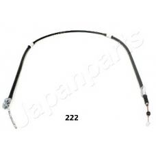 BC-222 JAPANPARTS Трос, стояночная тормозная система