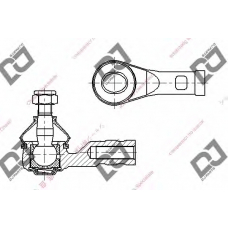 DE1200 DJ PARTS Наконечник поперечной рулевой тяги