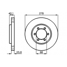 0 986 478 967 BOSCH Тормозной диск