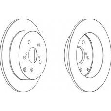 DDF1419 FERODO Тормозной диск
