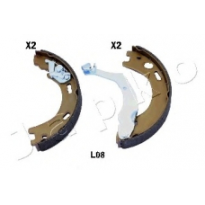55L08 JAPKO Комплект тормозных колодок, стояночная тормозная с