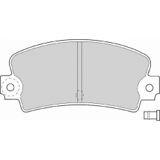 FD614E NECTO Комплект тормозных колодок, дисковый тормоз