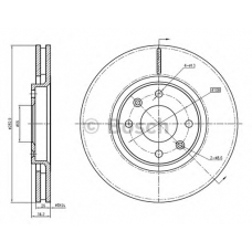 0 986 BB4 333 BOSCH Тормозной диск