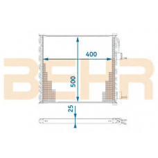 7005003 BEHR Condenser