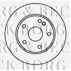 BBD4193 BORG & BECK Тормозной диск