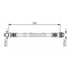 1 987 476 699 BOSCH Тормозной шланг