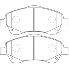 PK-1233 JNBK Колодки тормозные