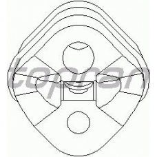 400 233 TOPRAN Кронштейн, глушитель