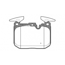 BPA1491.00 OPEN PARTS Комплект тормозных колодок, дисковый тормоз