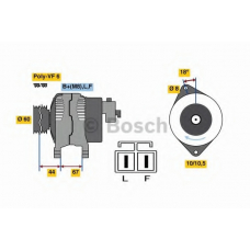 0 986 048 320 BOSCH Генератор