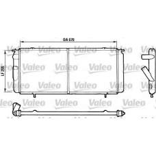 730017 VALEO Радиатор, охлаждение двигателя