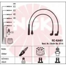 0714 NGK Комплект проводов зажигания