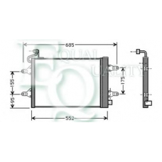 CO0199 EQUAL QUALITY Конденсатор, кондиционер