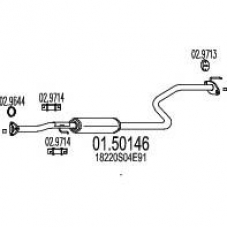 01.50146 MTS Средний глушитель выхлопных газов