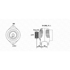 943346088010 MAGNETI MARELLI Генератор