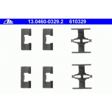 13.0460-0329.2 ATE Комплектующие, колодки дискового тормоза