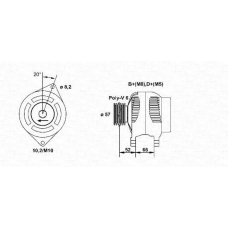 943356944010 MAGNETI MARELLI Генератор