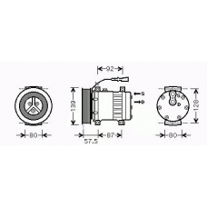 8412552 KUHLER SCHNEIDER Компрессор, кондиционер