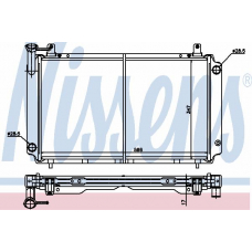 62944 NISSENS Радиатор, охлаждение двигателя