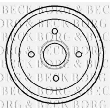 BBR7116 BORG & BECK Тормозной барабан