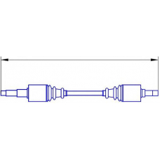 12584 SERCORE Приводной вал