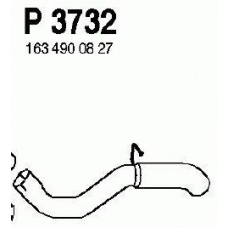 P3732 FENNO Труба выхлопного газа
