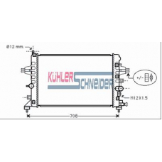 0600581 KUHLER SCHNEIDER Радиатор, охлаждение двигател