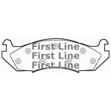 FBP3187 FIRST LINE Комплект тормозных колодок, дисковый тормоз