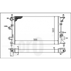 017-017-0025 LORO Радиатор, охлаждение двигателя