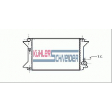 1500601 KUHLER SCHNEIDER Радиатор, охлаждение двигател