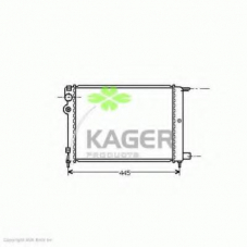 31-1781 KAGER Радиатор, охлаждение двигателя