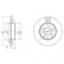 BG3531 DELPHI Тормозной диск