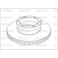 NSA1004.20 WOKING Тормозной диск