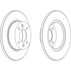 DDF478-1 FERODO Тормозной диск