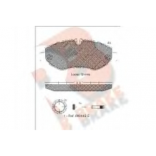 RB1832 R BRAKE Комплект тормозных колодок, дисковый тормоз