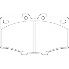 WBP20852A WAGNER LOCKHEED Комплект тормозных колодок, дисковый тормоз