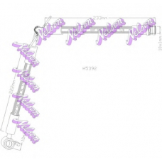 H5392 Brovex-Nelson Тормозной шланг
