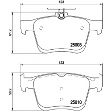 8DB 355 020-271 HELLA PAGID Комплект тормозных колодок, дисковый тормоз