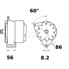 MG 314 MAHLE Генератор